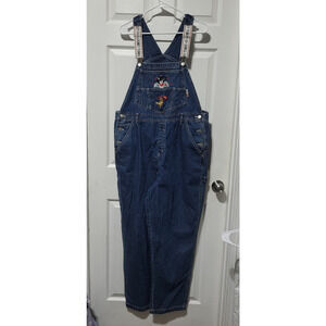 Looney Tunes Women’s Overalls Size 14w/16w Vintage Y2K Tweety Sylvester